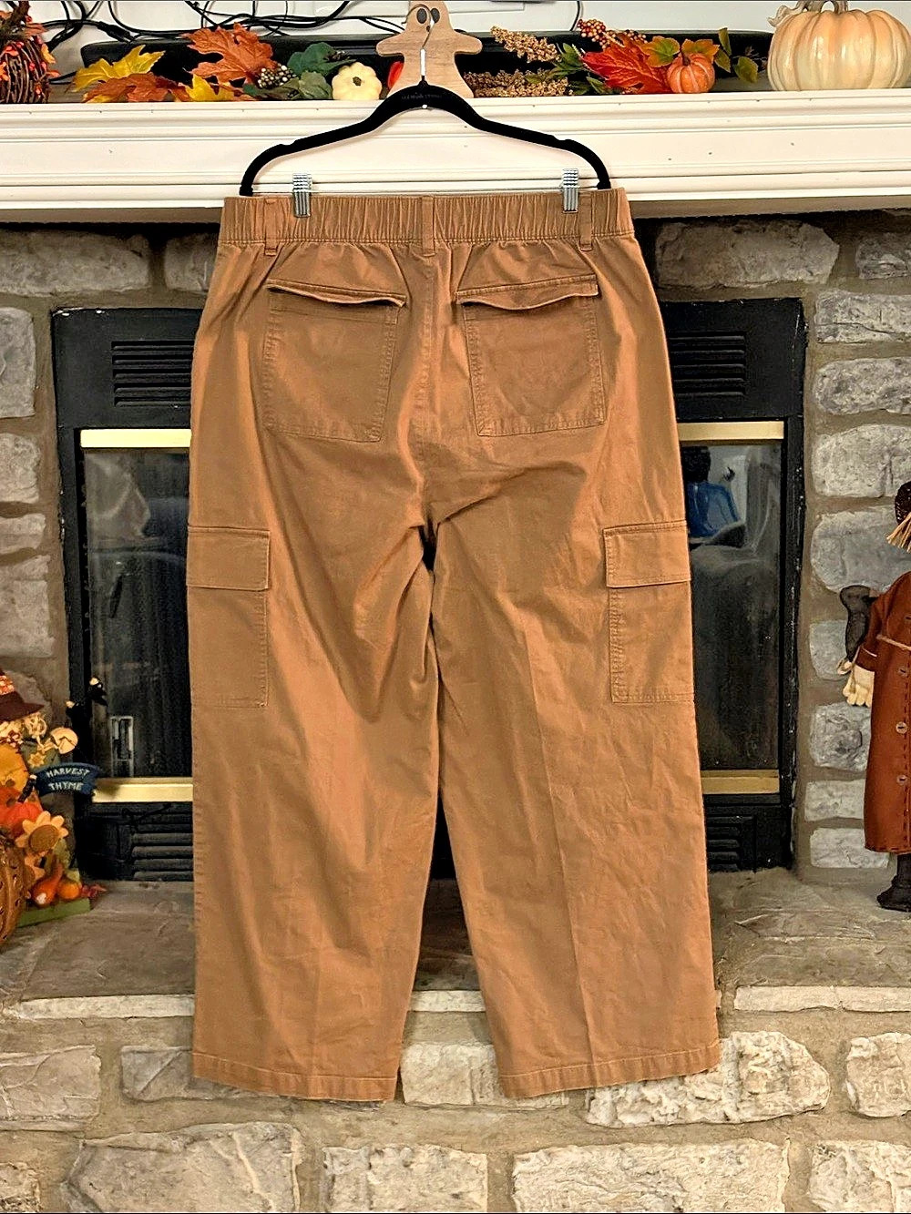Ava & Viv Cargo Pants Brown XXL Like New - Picture 2 of 4